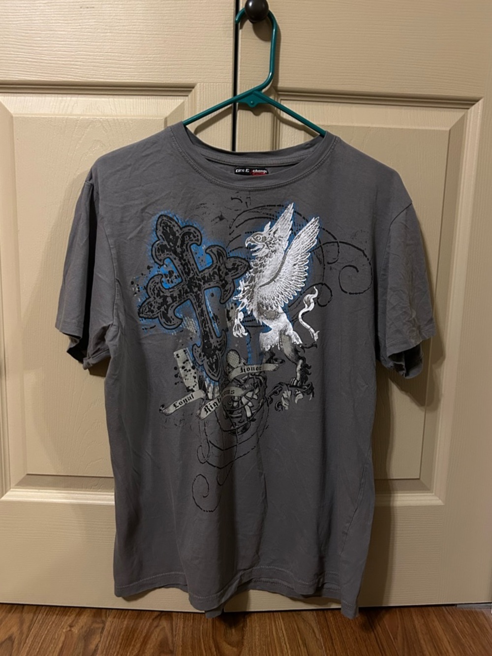 Y2K Vintage Cross Tee Affliction